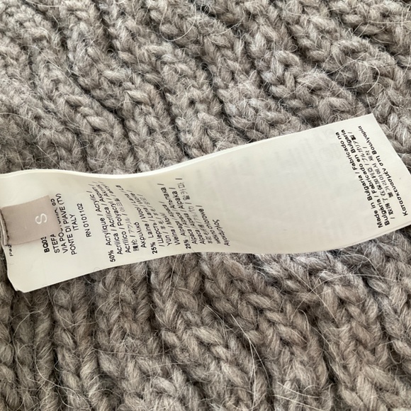 Stefanel Chunky Knit Cropped Sweater - Picture 2 of 11